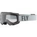 2022 Fly Racing Focus Youth/Kids Motocross Offroad ATV Goggles - Pick Color-Grey/Dark Grey-Clear
