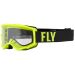 2022 Fly Racing Focus Youth/Kids Motocross Offroad ATV Goggles - Pick Color-Hi-Viz/Black-Clear