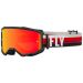 2022 Fly Racing Zone MX Motocross Offroad ATV Goggles - Pick Color-Black/Red-Red Mirror/Amber