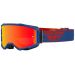 2022 Fly Racing Zone MX Motocross Offroad ATV Goggles - Pick Color-Red/Navy-Red Mirror/Amber