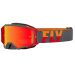 2022 Fly Racing Zone Pro MX Motocross Offroad ATV Goggles - Pick Color-Grey/Red-Red Mirror/Amber