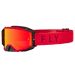 2022 Fly Racing Zone Pro MX Motocross Offroad ATV Goggles - Pick Color-Red-Red Mirror/Amber