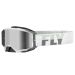 2022 Fly Racing Zone Pro MX Motocross Offroad ATV Goggles - Pick Color-White/Grey-Silver Mirror/Smoke
