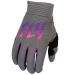 2024 fly Racing F-16 Youth/Kids Motocross Offroad ATV Gloves - Pick Size & Color-Grey/Charcoal/Pinck-YM
