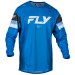 2024 Fly Racing Youth Kinetic Prix Motocross Offroad Jersey - Pick Size & Color-Bright Blue/Charcoal/white-YM