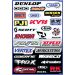 Factory Effex Sponsor Sticker Decal Sheet Kit 10-68000