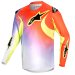 2024 Alpinestars Racer Youth  Motocross Offroad ATV Jersey - Pick Size & Color-Lucent - White/Neon Red/Yellow Fluo-YM