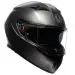 AGV K3 Full Face Street Motorcycle Riding Helmet - Pick Size & Color-Mono - Matte Luna Gray-XL