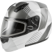 2021 Gmax MD-4S Dual Lens Shield Modular Reserve Motorcycle Snow Helmet -Reserve White/Silver-2XL