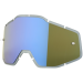 100% Strata MX / Racecraft / Accuri Plus Injected Replacement Lens-Blue Mirror/Smoke
