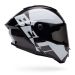 Bell Race Star DLX Flex Full Face Street Motorcycle Helmet - Pick Size/Color-Offset gloss Black/White-LG