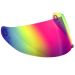 Gmax GM54 Single Lens Replacement Faceshields Helmet-Red Iridium