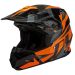Gmax MX-96 Splinter Full Face Motocross Offroad Helmet - Pick Size & Color-Splinter Black/Orange-MD