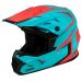 Gmax MX-96 Full Face Motocross Offroad Helmet - Pick Size & Color-502 Matte Blue/Red-MD