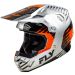 Fly Raicing Formula CP MX Motocross Offroad ATV Helmet - Pick Size & Color-Slice Grey/Orange/Black-MD