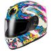 Fly Racing Revolt Full Face Street Motorcycle helmet - Pick Size & Color-Space Creep - Light Blue/White/Pink-2XL