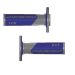 Pro Grip 801 Hybrid Duo Density Cross Grips-Gray/Blue