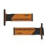 Pro Grip 801 Hybrid Duo Density Cross Grips-Black/Orange
