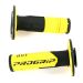Pro Grip 801 Hybrid Duo Density Cross Grips-Black/Yellow