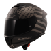 2024 LS2 Stream ll Solid Modular Full Face Motorcycle Helmet - Pick Size & Color-America - Matte/Gray/black-MD