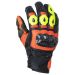 2020 Cortech Apex ST Street Motorcycle Gloves - Pick Size & Color-Red/Hi-Viz-XL