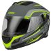 Gmax FF-18 Full Face Street Motorcycle helmet - Pick Size & Color-Drift -Grey/Hi-Viz-SM