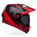 Bell MX-9 Adventure MIPS On Road Full Face Motorcycle Helmet - Pick Color/Size-Dash - Gloss Black/Red-SM