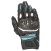 Alpinestars Stella SPX Air Carbon v2 Gloves-Black/Teal-SM
