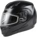 Gmax MD-04S Solid Modular Dual Lens Snow Motorcycle Helmet - Pick Size & Color-Black-2XL