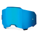 100% Armega Goggle Replacement Lens -Blue Mirror