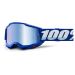 2021 100% Accuri 2 Mirror Lens MX Motocross Offroad Goggles - Pick Size & Color-Blue-Blue Mirror