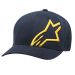 Alpinestars Corp Shift 2 Curved Brim Unisex Flexfit Hat - Pick Size/Color-Navy/Gold-LG/XL
