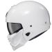Scorpion Exo Cover 2 Open Face Street Motorcycle Helmet -Gloss White -XL
