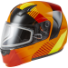 2021 Gmax MD-4S Dual Lens Shield Modular Reserve Motorcycle Snow Helmet -Reserve Neon Orange/Hi-Vis-XL