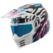 Icon Elsinore Full Face Modular Street/Aventure Touring Motorcycle Helmet-Rad Dawn - White-XL
