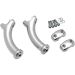 Drag Specialties Chrome Deuce-Style Handlebar Risers - 1803-3306