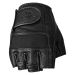 2021 Highway 21 Jab Half Perforated Leather Motorcycle Gloves-Black-5XL