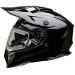 2021 Z1R Electric Full Face Snow Dual Sport Motorcycle Helmet - Pick Color/Size-Black-XL