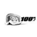 2021 100% Strata 2 Clear Lens MX Motocross Offroad Goggles-Everest-Clear