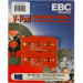 EBC Semi-Sintered V Brake Pads Front - FA474V