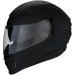 Z1R Jackal Solid Helmet-Flat Black-LG
