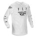 2021 Fly Racing Universal MX Motocross Offroad Jersey - Pick Size & Color-White/Black-2XL