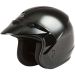 2021 Gmax OF-2 Open Face Street Motorcycle Helmet - Pick Size & Color-Black-2XL