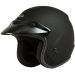 2021 Gmax OF-2 Open Face Street Motorcycle Helmet - Pick Size & Color-Matte Black-LG