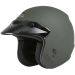 2021 Gmax OF-2 Open Face Street Motorcycle Helmet - Pick Size & Color-Matte Green -LG