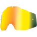 100% Strata MX / Racecraft / Accuri Replacement Mirror Lens-Gold Mirror