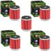Hiflofiltro HF141 Oil Filter 5 Pack Yamaha YFM250R Raptor 08-09 YFZ450 04-08