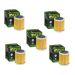 Hiflofiltro HF142 Oil Filter 5 Pack Yamaha YFM350 YFM400 Big Gear Warrior Kodiak