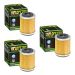 Hiflofiltro HF143 Oil Filter 3 Pack Yamaha YFB250 YFM200 YFM225 YFM25 YTM200 225