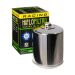 Hiflofiltro Racing Chrome Oil Filter Harley Twin Cam 99-16/ Buell 1200 94-02